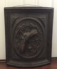 Antique 17th/16th century Carved Wooden Panel (Part of a Chest?), Large & Heavy picture