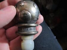 2001 NEIMAN MARCUS BOTTLE STOPPER - SILVER PLATED - VERY HEAVY - MMMM2 picture