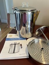 Eurolux Percolator Coffee Maker Pot - 12 Cups | Durable Stainless Steel... picture