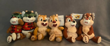 RETIRED Disney Plush Beanie CHIP & DALE Chipmunks NWT-CHINA, STORE & WDW-6 total picture