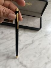Vintage Pierre Cardin Paris/ New York Pencil Case-Black/Gold Pre-owned picture