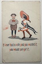 c. 1914 Cobb X Shinn Comic Postcard Votes For Women Suffragette Movement Posted picture