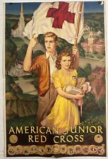 RARE Original WW2 American Junior Red Cross Poster - Walter Beach Humphrey picture