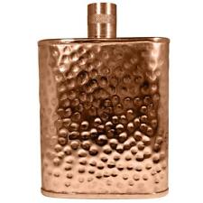 NEW HAND MADE JACOB BROMWELL FREEDOM FLASK HAMMERED COPPER 12oz MSRP $700 picture