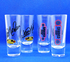 Lot Of 4 Shot Glasses - Jose Cuervo Willie Nelson - 3.5
