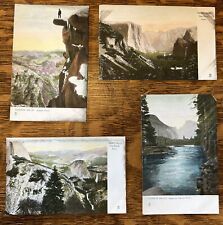 Set of 4 Early Tucks Postcards - YOSEMITE - Printed in Hollland (RaphoType) picture