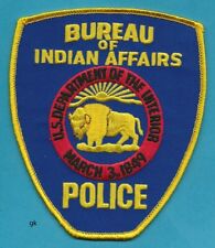 BUREAU OF INDIAN AFFAIRS ALASKA TRIBAL POLICE PATCH (Bison) picture