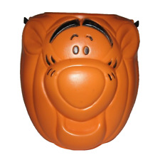 VTG Tigger Blow Mold TRICK or TREAT Candy Pumpkin Pail Bucket Halloween Disney picture