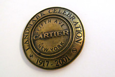 Cartier New York Landmark Celebration 1917-2001 Brass / Bronze Paperweight picture