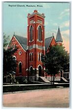 1917 Baptist Church Chapel Exterior Building Mankato Minnesota Vintage Postcard picture