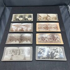 Vintage Stereoview Cards Lot Of 8 By Keystone, Underwood, and Graves picture