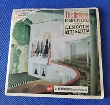 Gaf A798 Restored Ford's Theatre & Lincoln Museum D.C. view-master Reels Packet picture