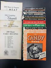 Lot of  12 Vintage 1940s  Recipe Pamphlets / Cookbooks picture
