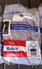 Vtg Oldgen Grey US ARMY PT T-Shirt, XL, Long Sleeve Shirt, Unworn in Package picture