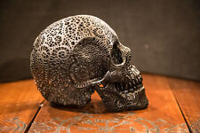 filigree Human Skull - Large high quality piece - FREE world wide shipping. picture