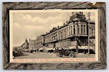 Ellensburg WA Butler Office~Early Automobile~Hart, Schaffner & Marx~Wolff's~1907 picture