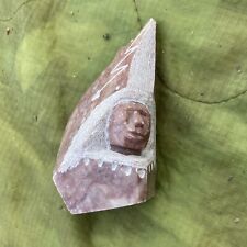 Pink Alabaster Native American Carving  picture