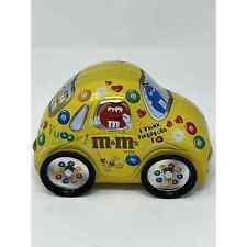 M&M's Beetle Car YELLOW Candy Tin picture