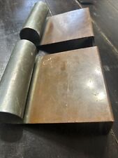 Pair of Vintage Industrial Metal Copper  Brutalist Style Bookends picture