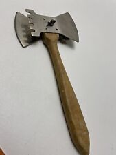 Vintage Double Blades Repositioning Kitchen Meat Cleaver Hatchet Tenderizer picture