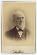 Antique Circa 1880s Cabinet Card Handsome Older Man Chin Beard Lebanon, PA picture