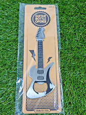 **NEW** Suck UK Guitar Key Chain Bottle Opener - Stainless Steel picture