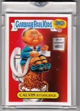2015 GARBAGE PAIL KIDS 30TH ANNIVERSARY CALVIN STOOLIDGE BLANK BACK PROOF 1/1COA picture
