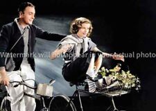 Charles Boyer & Katharine Hepburn RARE COLOR Photo 309 picture