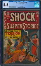 Shock SuspenStories #10 ⭐ CGC 5.5 ⭐ Rare Golden Age Horror EC Comic 1953 picture