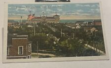 c1920 Postcard Hotel Clarendon Seabreeze Daytona Beach FL Panoramic Birds Eye picture