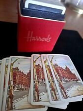Vintage Harrods Waddingtons Playing Cards 2 Decks From London  picture