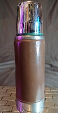 VTG  Aladdin Stanley Thermos # A-943B Pint Vacuumed Sealed Grandpas Coffee Brown picture