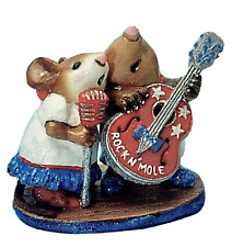 New Wee Forest Folk STAND BY YOUR MOLE Limited Edition GIRL MOUSE SINGING MMO-1 picture