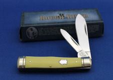 Rough Rider Yellow Handle Gunstock pattern pocket knife RR727 picture