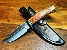 2011 BUCK USA 192 Vanguard Fixed Blade Knife + Original Buck Leather Sheath picture