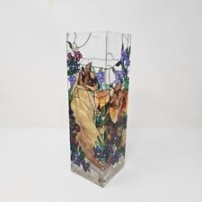 Joan Baker Tiffany Cats Vase Handpainted picture