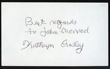Kathryn Crosby signed autograph auto 3x5 Cut American Actress and Singer picture