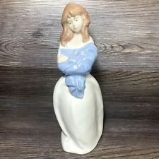 Vintage Mirmasu Figurine Porcelain Lady Girl Hand Painted Valencia Spain 11.5in picture