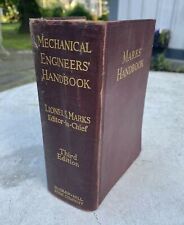 VINTAGE MARKS MECHANICAL ENGINEERS HANDBOOK THIRD EDITION McGRAW HILL picture