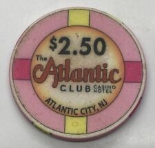 $2.50 Atlantic Club Hotel Casino Atlantic City NJ Casino Chip Pink 2012-2014 picture