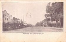 FL 1900’s VERY RARE EARLY VIEW Monroe Street at Tallahassee, FLA - LEON COUNTY picture