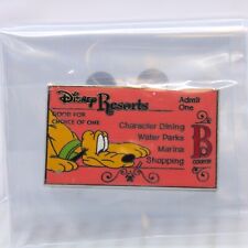 B1 Disney WDW World LE Pin Cast Pin Party B Ticket Pluto picture