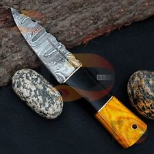 Handmade Celtic Scottish - Damascus steel  Sgian Dubh Dirk knife picture