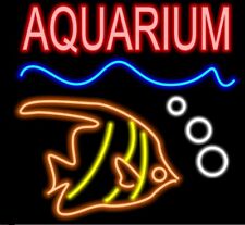 New AQUARIUM Seafood Beer Man Cave Neon Light Sign 32