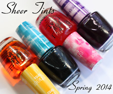 OPI Sheer Tints Top Coats set of 4 bottles spring 2014 picture