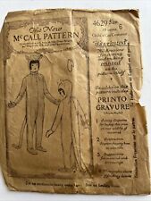 Vintage McCall #4629 1920s Cat Costume Sz6 Sewing Pattern picture