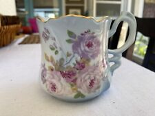 Victorian Nippon Shaving Mug Cup Hand Painted Floral Porcelain Excellent picture