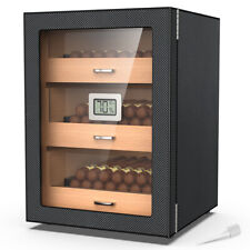 150 Capaity Cigar Cooler Humidor Cabinet Storage Cigar Box Spanish Cedar Wood picture