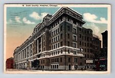 Chicago IL-Illinois, Cook County Hospital, c1919 Vintage Postcard picture