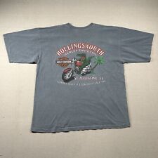Vintage Harley Davidson Shirt Mens XL St. Augustine FL Pocket Made US Faded Y2K picture